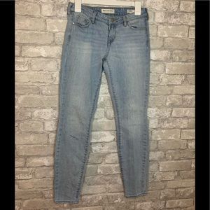 Bullhead Pacsun Light Wash Distressed Skinny Jeans